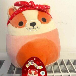 Squishmallows Val Rostam Badger 8" Plush Toy